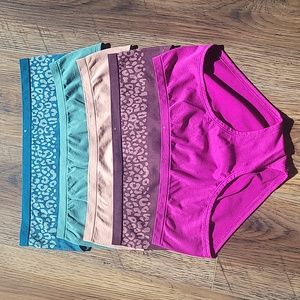Auden Panties, Size L, Teal, Sage, Coral, Burgundy, Fuchsia